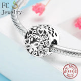 925 Sterling Silver Family Love Beads for Bracelets