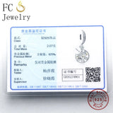 925 Silver Family Tree of Life Necklace Zirconia Pendant Women Choker