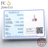 925 Silver Heart CZ Pendant Necklace Pink Enamel