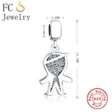 925 Silver Boy Girl Statement Necklaces & Pendants Women Choker Gift