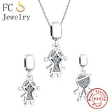 925 Silver Boy Girl Statement Necklaces & Pendants Women Choker Gift