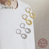 Bohemian Opal Shell Hoop Earring For Women Ear Piercing