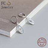Bohemian Opal Shell Hoop Earring For Women Ear Piercing
