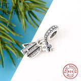 925 Silver Clover Number 40 Year Love Pendant Bead for Berloque