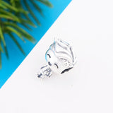925 Silver Little Boy Head Scarf Bead Charm