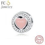 925 Silver Love You Letter Charm Bead for Bracelet