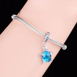925 Silver Sea Turtle Bead for Charm Bracelet DIY