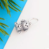 925 Silver Poodle Puppy Dog Charm Bead for Bracelet