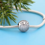 925 Silver Dad Hero Zircon Bead Bracelet