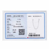 925 Silver Daisy Flower Beads Safety Chain & Clip Lock Charm Bracelet