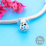 925 Silver Pacifier Baby Bead Dangle Berloque