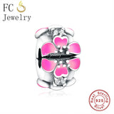 925 Silver Round Stopper Clips for Charm Bracelet