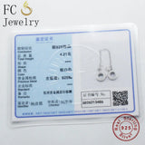 Sterling Silver Star Moon Beads Safety Chain Charm for Bracelet DIY