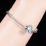 925 Silver Patti The Sheep Animal Bead Charm Bracelet Fit
