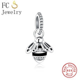 925 Silver Summer Animal Charm Bracelet DIY