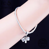 925 Silver Baby Pacifier Nipple Shoe Bead Pendant Charms Bracelet