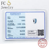 925 Sterling Silver Heart CZ Stone Clip Stopper Bead for Bracelet