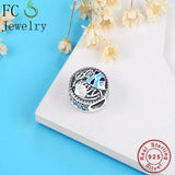 Ocean Life Fish Enamel Beads 925 Silver Bracelet Charms