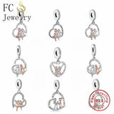 925 Silver Always My Sister Forever My Bead Charm Bracelet