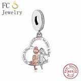 925 Silver Always My Sister Forever My Bead Charm Bracelet