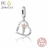 925 Silver Daddy's Girl Forever Dad And Daughter Bead Charm Bracelet