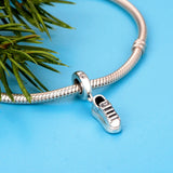 925 Silver Tennis Sneaker Bead Charm for Bracelet