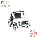 925 Silver Mini SUV Hiking Wedding Car Bike Moto Motorcycle Bead
