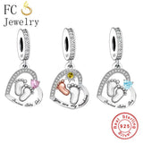 925 Silver Baby Girl Boy You Are My Sunshine Bead for Charm Bracelet