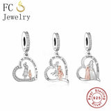 925 Sterling Silver Mother Forever My Bead Charm