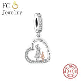 925 Sterling Silver Mother Forever My Bead Charm