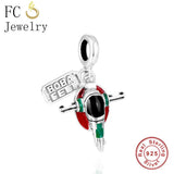 925 Silver Bead Charm for Bracelet, Women's Jewelry Making Berloque