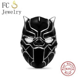 925 Sterling Silver Man Pendant Charm Bead