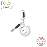 925 Sterling Silver Dream Paint Tray Bead Charm for Bracelet