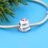 925 Sterling Silver Enamel Charm Bracelet Bead for Women Berloque