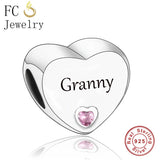 925 Silver Gran Grand Mother Bead Charm Bracelet