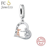 925 Silver My Dad My Hero Bead for Charm Bracelet