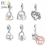 925 Silver Sloth In Tree Branch Charm Bead