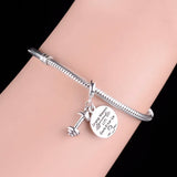 925 Silver Women Lift Each Other Up Charm Bead