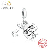 925 Silver Women Lift Each Other Up Charm Bead