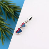 925 Silver Sunglasses Charm for Beach Bracelet