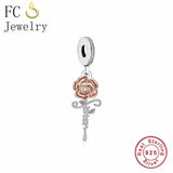 925 Silver Girl And Horse Head To Head Love Bead for Charm Bracelet