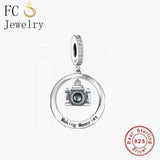 925 Sterling Silver Camera Memories Bead for Charm Bracelet
