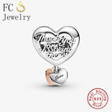 925 Silver Mom Bead For Charm Bracelet