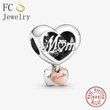 925 Silver Mom Bead For Charm Bracelet