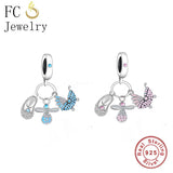 925 Silver Baby Nipple Carriage And Shoes Bead For Women