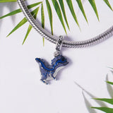 925 Silver Velociraptor Dinosaur Charm Bead for Berloque