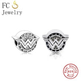 925 Sterling Silver Hero Symbol Bead for Charm Bracelet