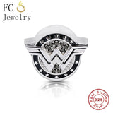 925 Sterling Silver Hero Symbol Bead for Charm Bracelet