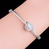 925 Sterling Silver Hero Symbol Bead for Charm Bracelet