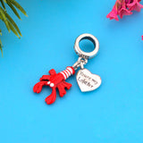 925 Silver Love Heart Charm Bracelet Bead for Women